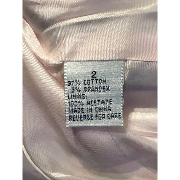 Isabel & Nina Floral Blazer Womens Size 2 Black Pink 3/4 Sleeve Button Front - Picture 4 of 5